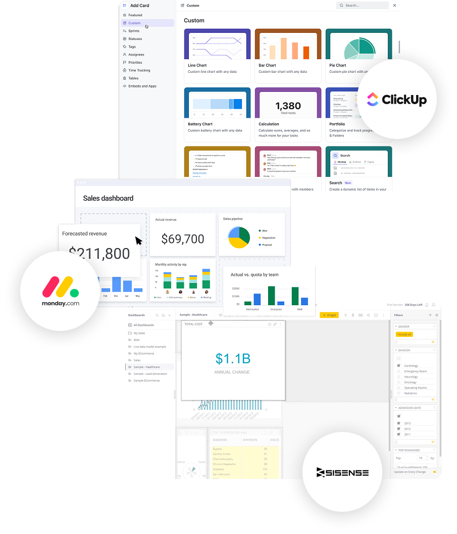 SaaS platform inspiration — competitive benchmarking